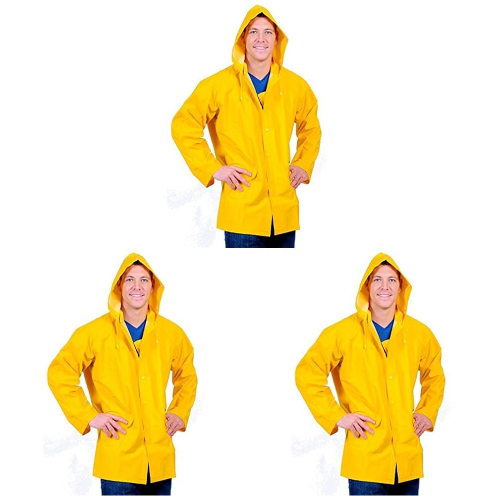 Galeton mens RAINCOAT, Yellow, Medium US