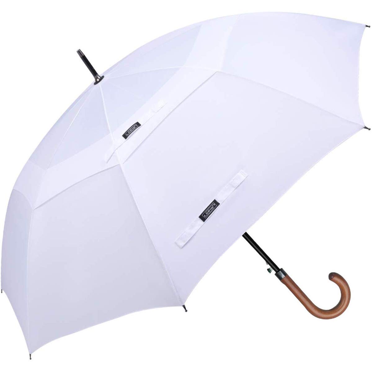 G4Free 52/62inch Golf Umbrella Windproof Large Stick Umbrella Wooden Handle