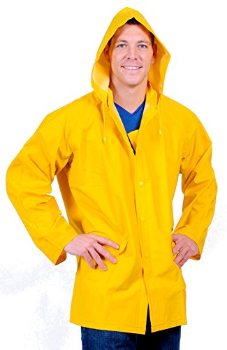 Galeton mens RAINCOAT, Yellow, Medium US