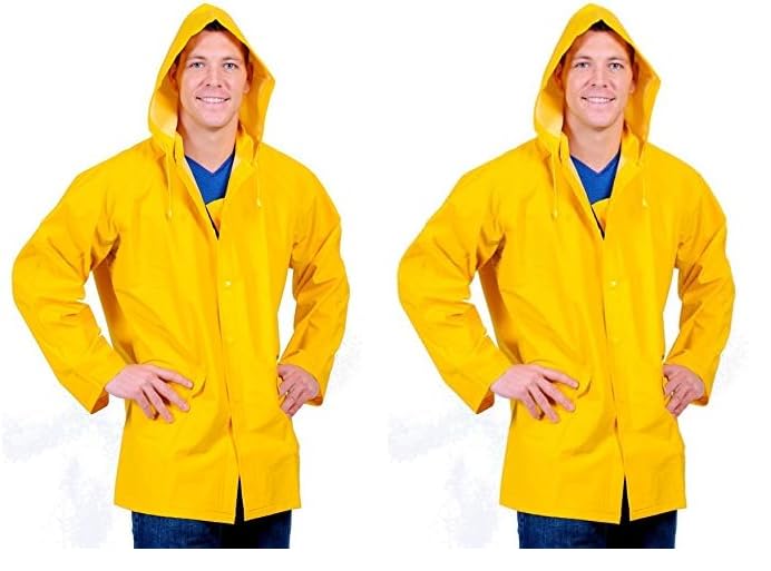 Galeton mens RAINCOAT, Yellow, Medium US