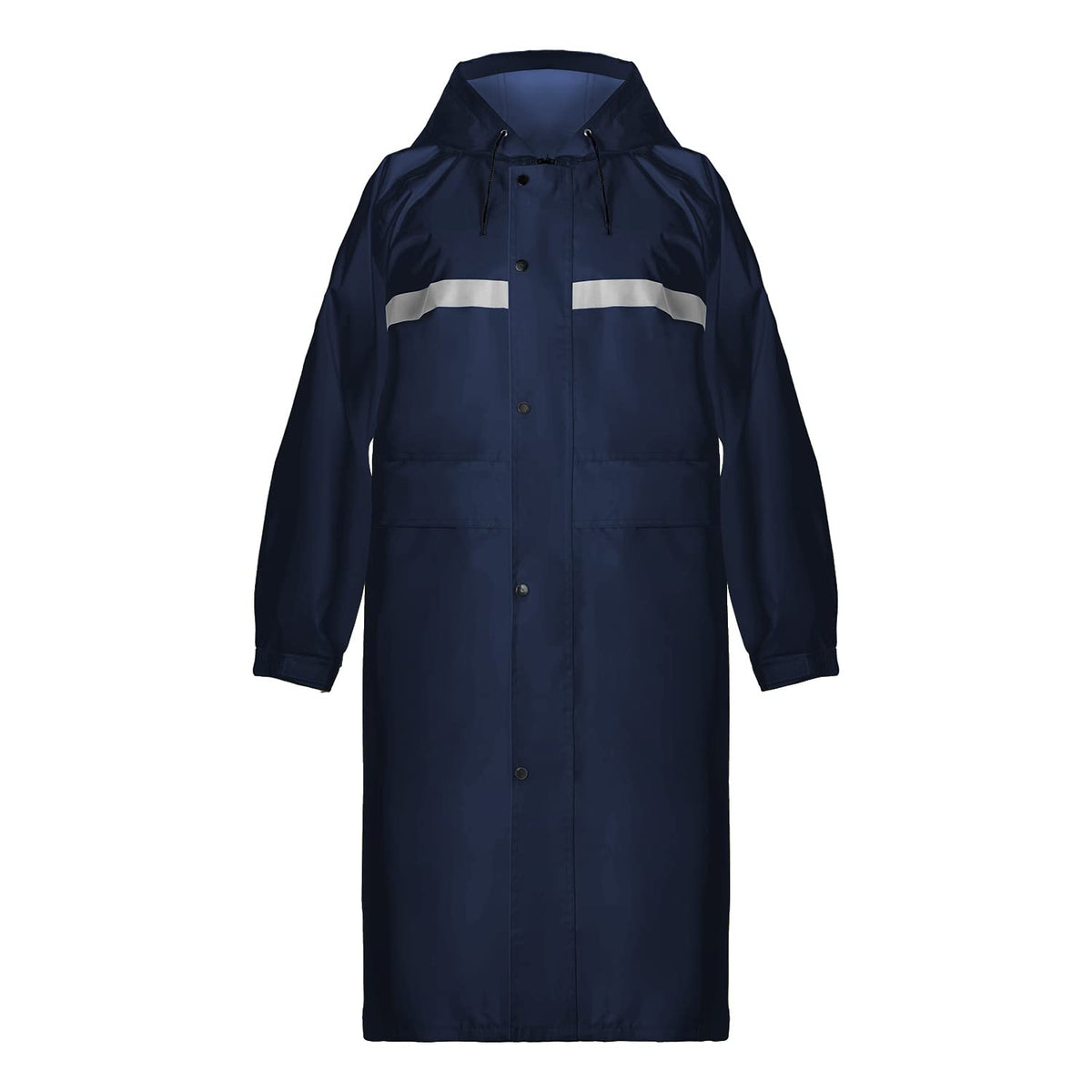 Coralrain Long Hooded Raincoat Safety Waterproof Emergency Rain Jacket Poncho for Men Women Adults