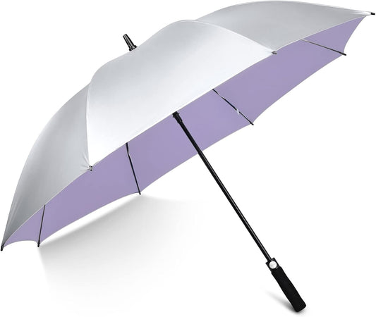 G4Free 54/62 Inch UV Protection Golf Umbrella Oversized Sun Stick Umbrella