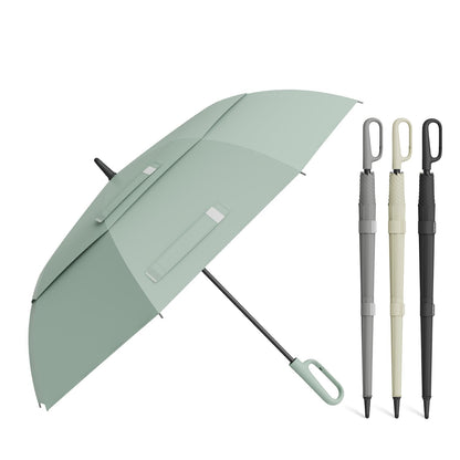 QWB 54 Inch Large Golf Umbrella With Auto Open Windproof