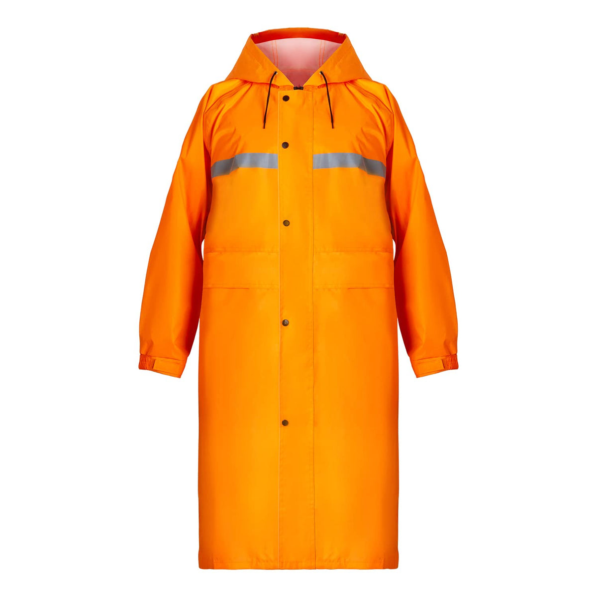 Coralrain Long Hooded Raincoat Safety Waterproof Emergency Rain Jacket Poncho for Men Women Adults