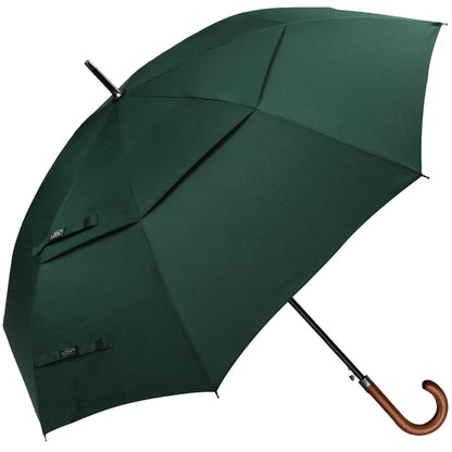 G4Free 52/62inch Golf Umbrella Windproof Large Stick Umbrella Wooden Handle