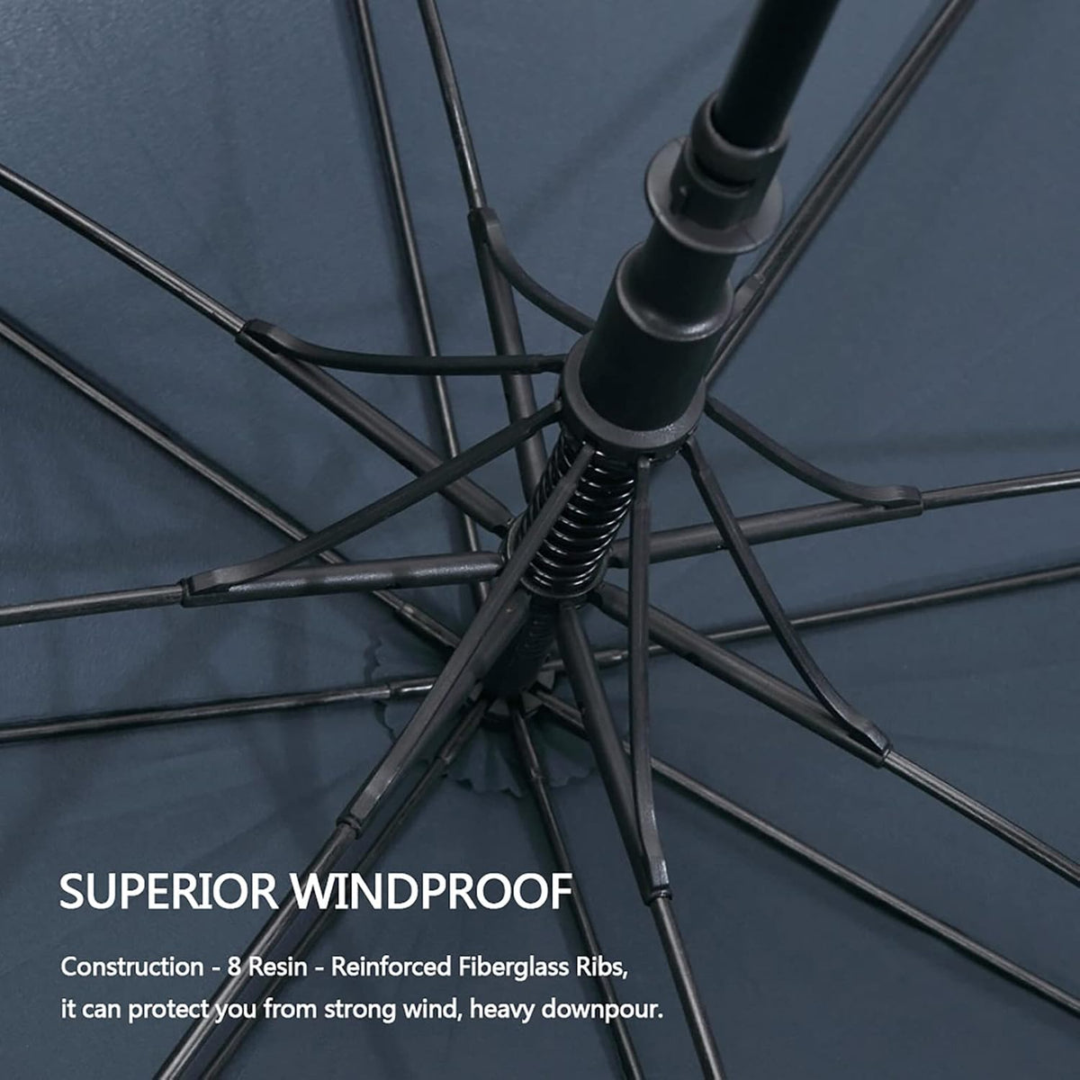G4Free 47/54/62/68/72 Inch Golf Umbrella Windproof Auto Open Large Umbrella
