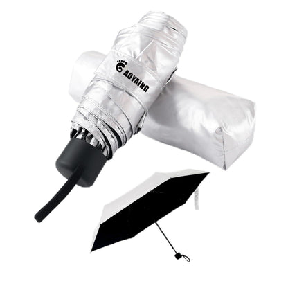 GAOYAING Compact Travel Umbrella with Case Sun&Rain Lightweight Small and Compact Suit for Pocket 34 Inches