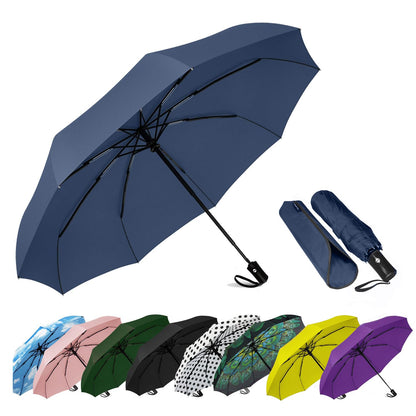 SIEPASA Windproof Travel Compact Umbrella-Automatic Umbrellas for Rain-Compact Folding Umbrella, Travel Umbrella Compact, Small Portable Windproof Umbrellas for Men Women Teenage. (Purple)