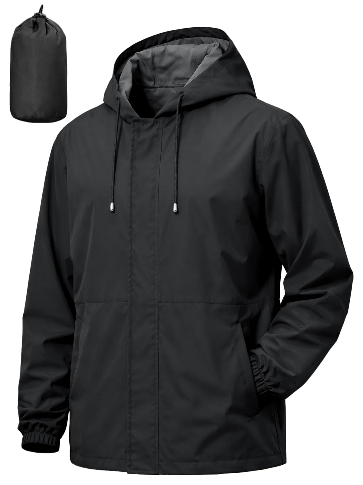 UIQUR Mens Waterproof Cycling Jacket Lightweight Packable Rain Jacket