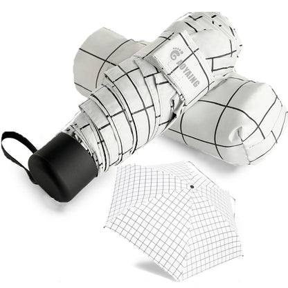 GAOYAING Compact Travel Umbrella with Case Sun&Rain Lightweight Small and Compact Suit for Pocket 34 Inches