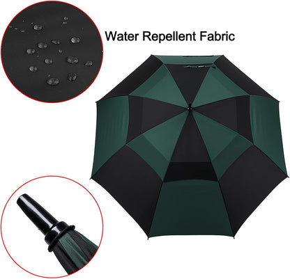 G4Free 47/54/62/68/72 Inch Golf Umbrella Windproof Auto Open Large Umbrella