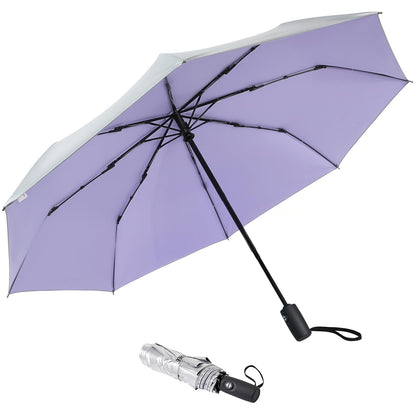 G4Free UPF 50+ UV Protection Travel Umbrella 42/46 Inch Auto Open Close