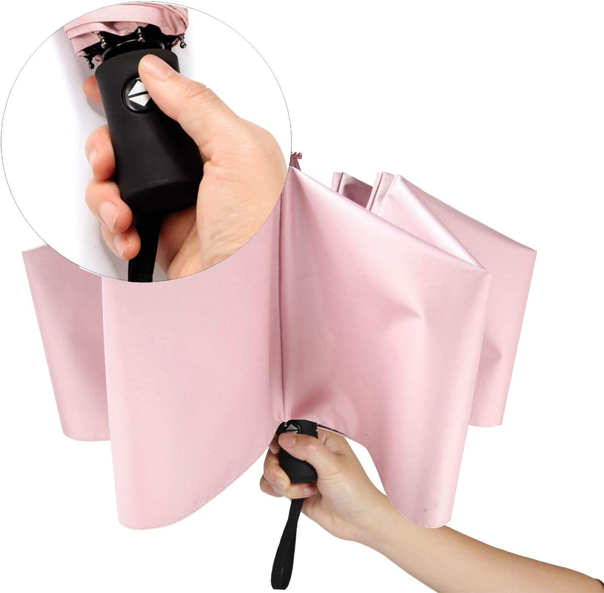 Shinok Travel Umbrella Compact Folding Sun Umbrellas Lighweight Auto Open Close for Women Parasol