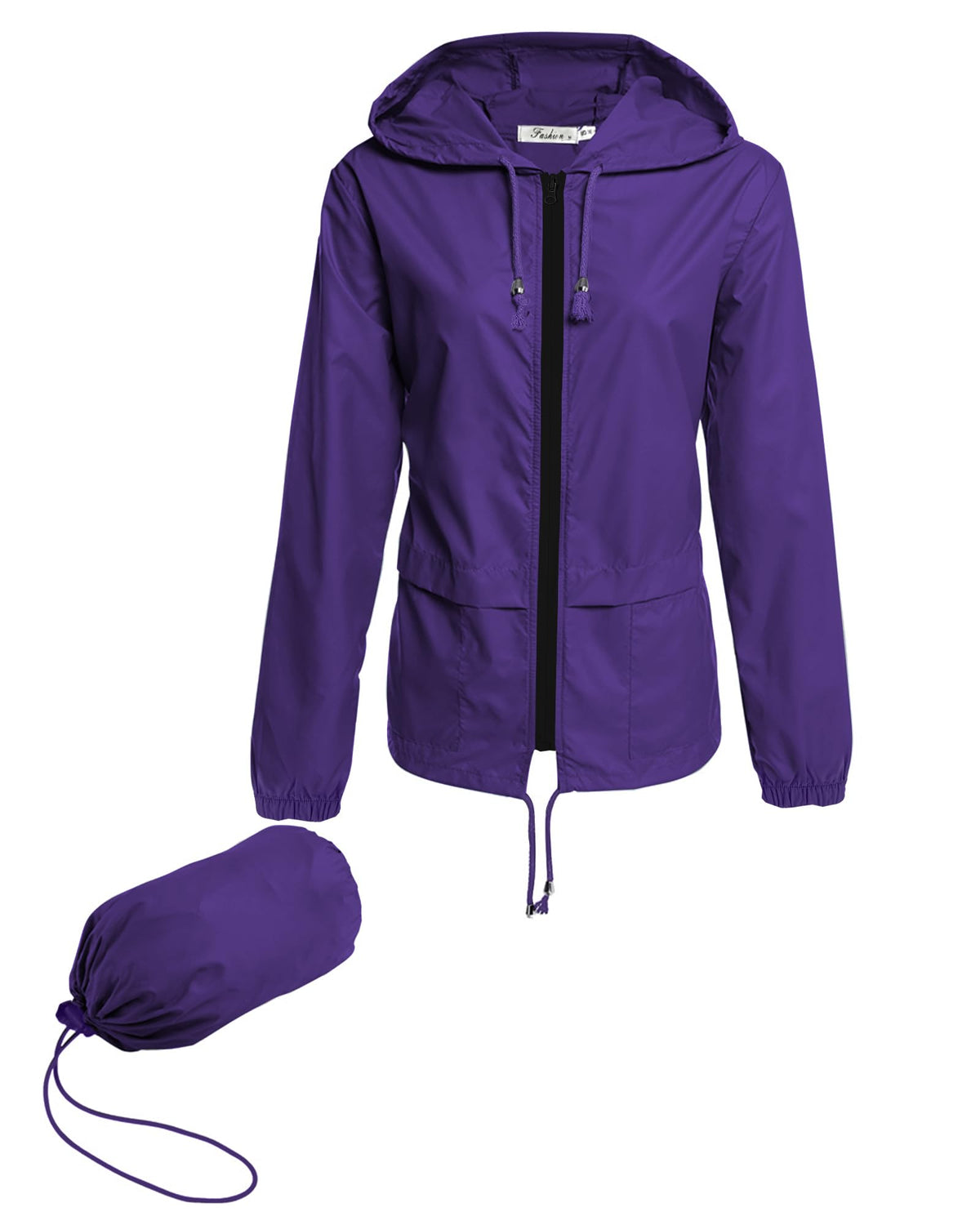 Hount Women Rain Jacket Lightweight Waterproof Packable Raincoat with Hood