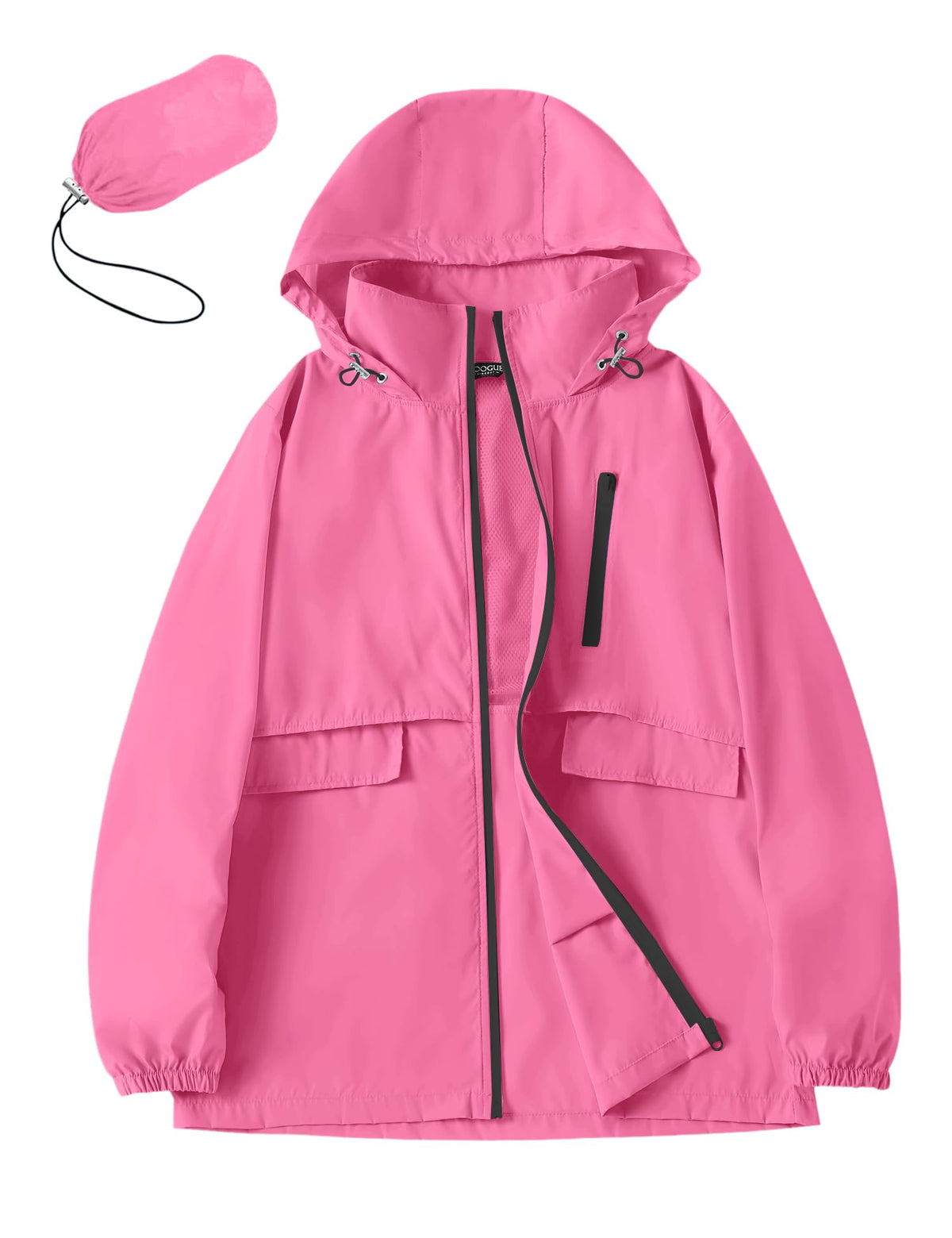 Avoogue Rain Jacket Women with Hooded Waterproof Raincoats