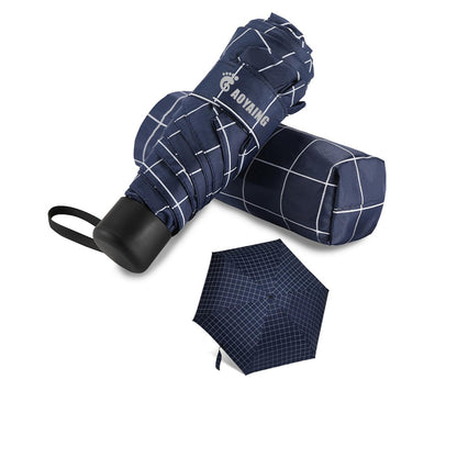 GAOYAING Compact Travel Umbrella with Case Sun&Rain Lightweight Small and Compact Suit for Pocket 34 Inches