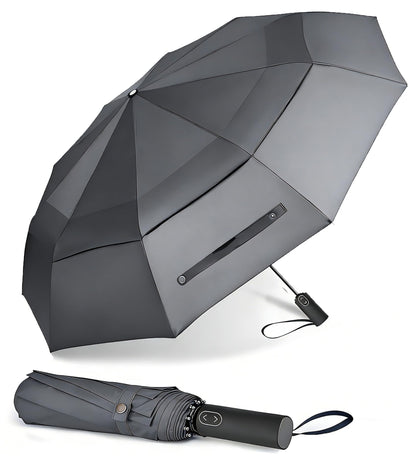 MRTLLOA Compact Golf Umbrella, 10 Ribs Vented Windproof Travel