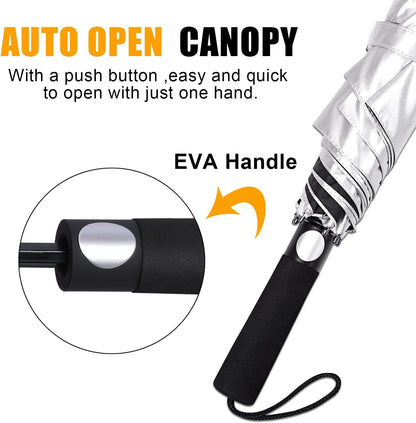 G4Free 62 Inch Portable UV Protection Golf Umbrella Large Sun Umbrella