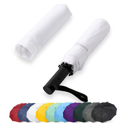 GAOYAING 46 Inch Large Automatic Rain Umbrella - Windproof Travel Lightweight Travel-Ready, Heavy Duty 12-Rib 210T Fabric, Portable with Protective Sleeve