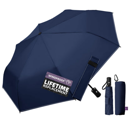 Travel Windproof Umbrella for rain Compact Small Travel size QuickDry