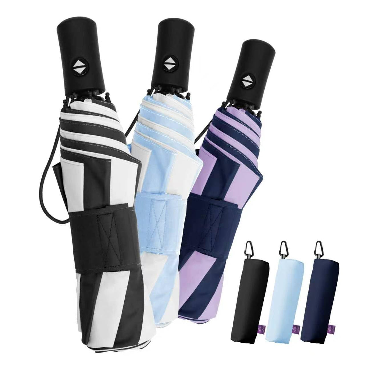 Travel Windproof Umbrella for rain Compact Small Travel size QuickDry