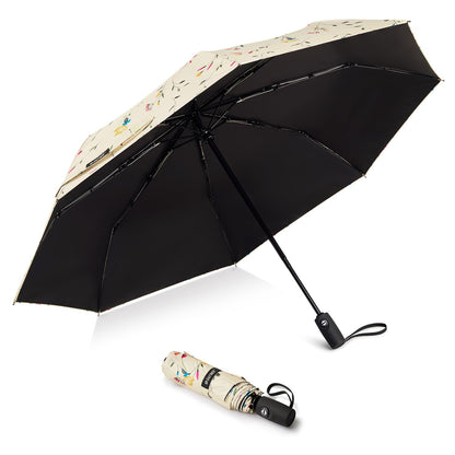G4Free UPF 50+ UV Protection Travel Umbrella 42/46 Inch Auto Open Close