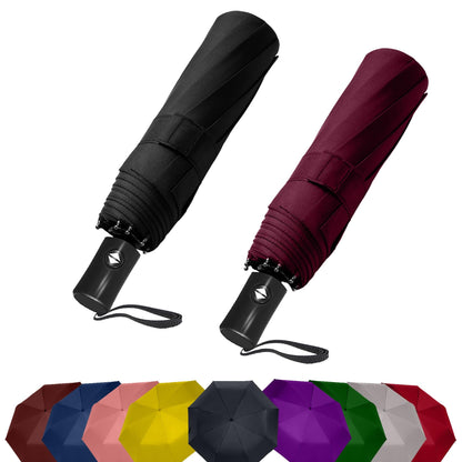 SIEPASA Windproof Travel Compact Umbrella-Automatic Umbrellas for Rain-Compact Folding Umbrella, Travel Umbrella Compact, Small Portable Windproof Umbrellas for Men Women Teenage. (Purple)