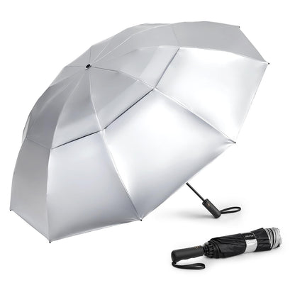 G4Free 46/54/62 Inch Large Golf Umbrella Windproof Reverse Travel Umbrella