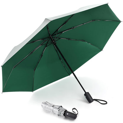 G4Free UPF 50+ UV Protection Travel Umbrella 42/46 Inch Auto Open Close