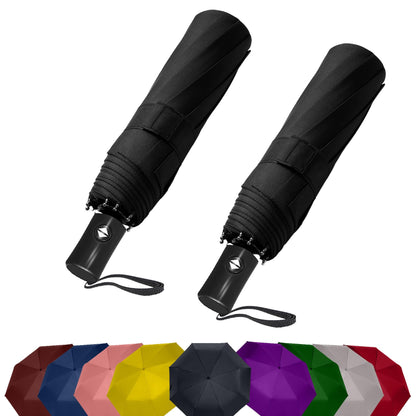 SIEPASA Windproof Travel Compact Umbrella-Automatic Umbrellas for Rain-Compact Folding Umbrella, Travel Umbrella Compact, Small Portable Windproof Umbrellas for Men Women Teenage. (Purple)