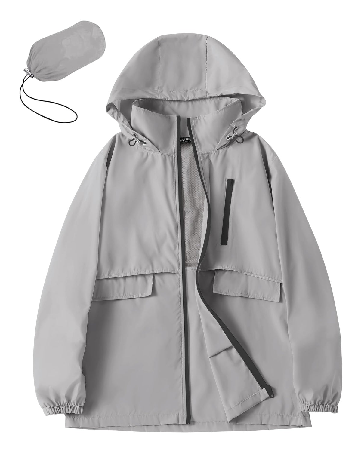 Avoogue Rain Jacket Women with Hooded Waterproof Raincoats