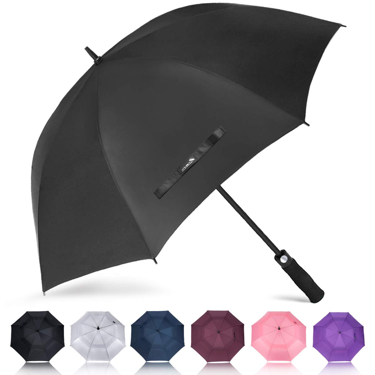 ZOMAKE Golf Umbrella, Large Windproof Heavy Duty Umbrellas