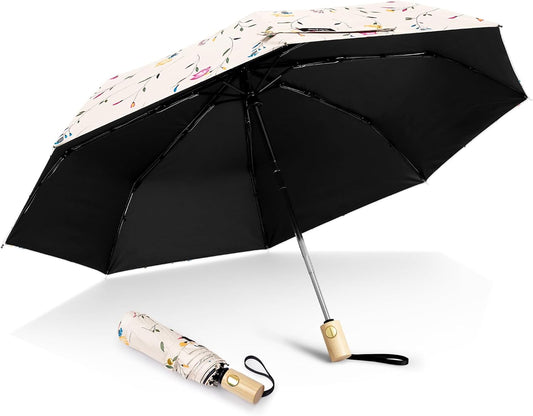G4Free UPF 50+ UV Protection Travel Sun Umbrella 42 Inch SPF Umbrellas