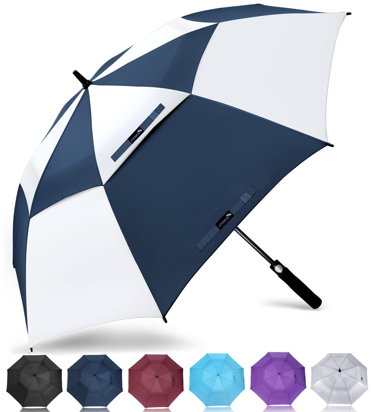 ZOMAKE Golf Umbrella, Large Windproof Heavy Duty Umbrellas