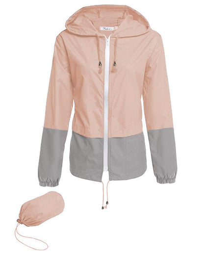 Hount Women Rain Jacket Lightweight Waterproof Packable Raincoat with Hood