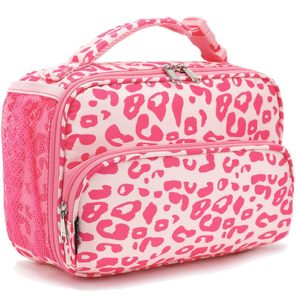 FlowFly Kids Lunch box Insulated Soft Bag Mini Cooler Back to School Thermal Meal Tote Kit for Girls, Boys, Astronaut