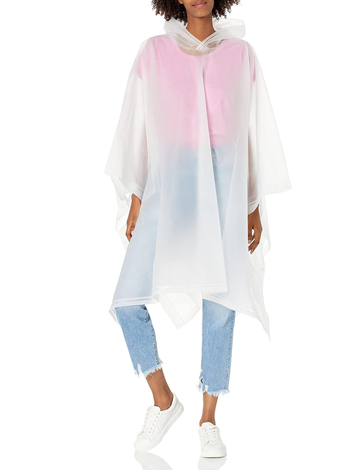 totes Adult Packable Lightweight Adjustable Rain Poncho
