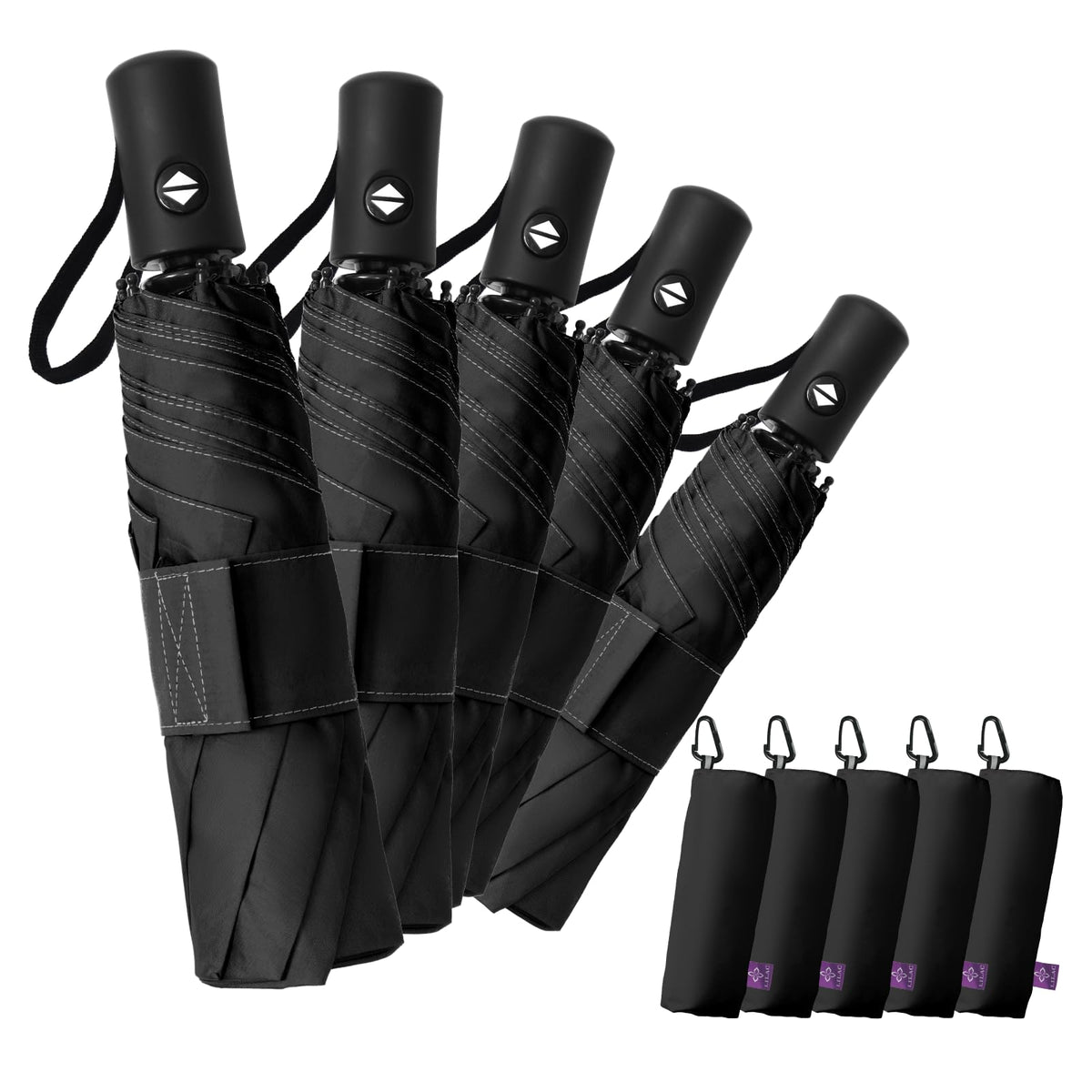 Travel Windproof Umbrella for rain Compact Small Travel size QuickDry