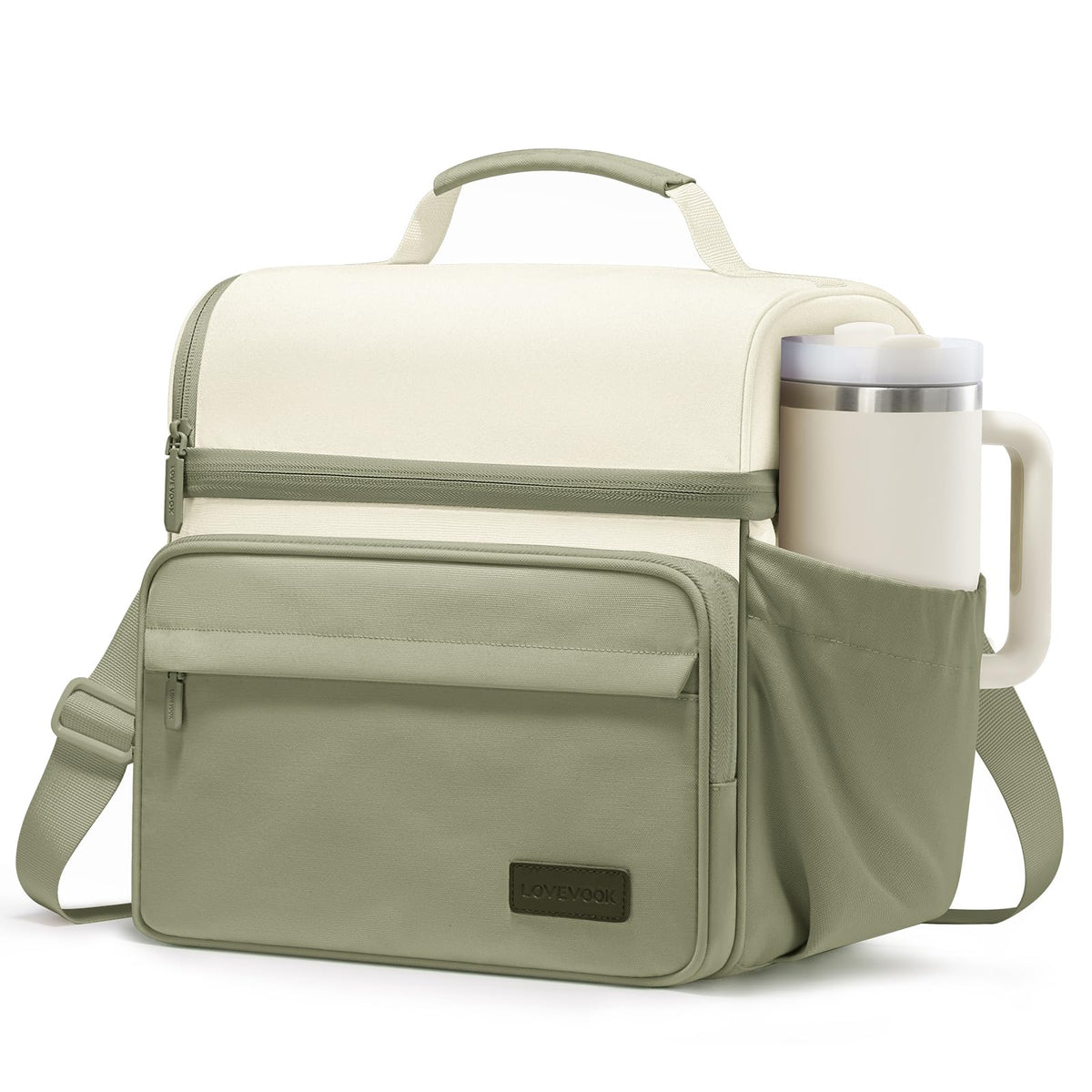 LOVEVOOK Lunch Bag for Men Women, Large Insulated Lunch Box Cooler Lunbox