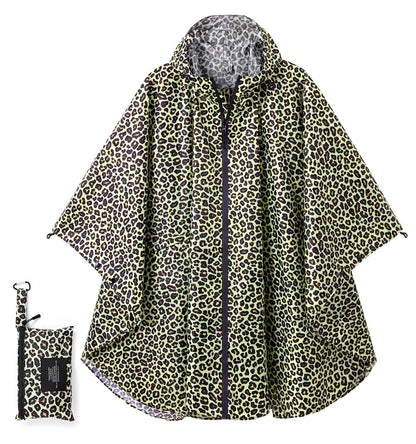 Fashion Hooded Rain Poncho Waterproof Raincoat Jacket with pocket for Women/Men/Adult