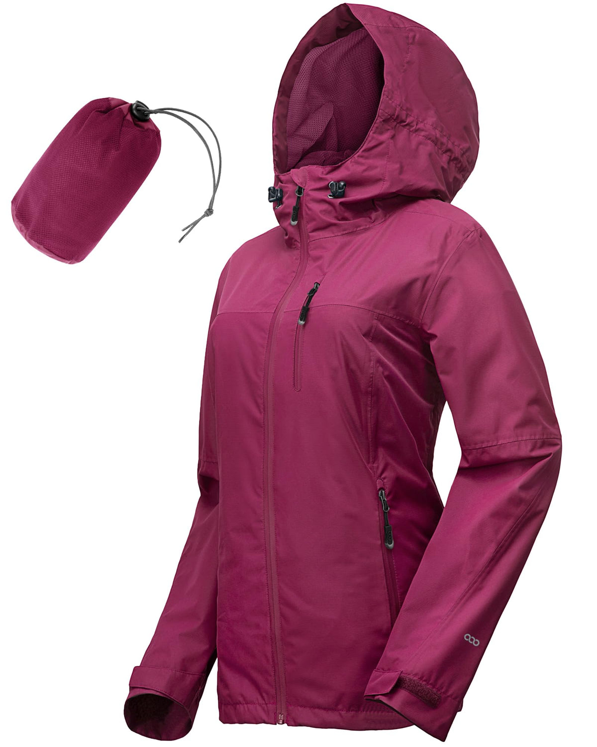 33,000ft Packable Rain Jacket for Women Waterproof Raincoats with Hood