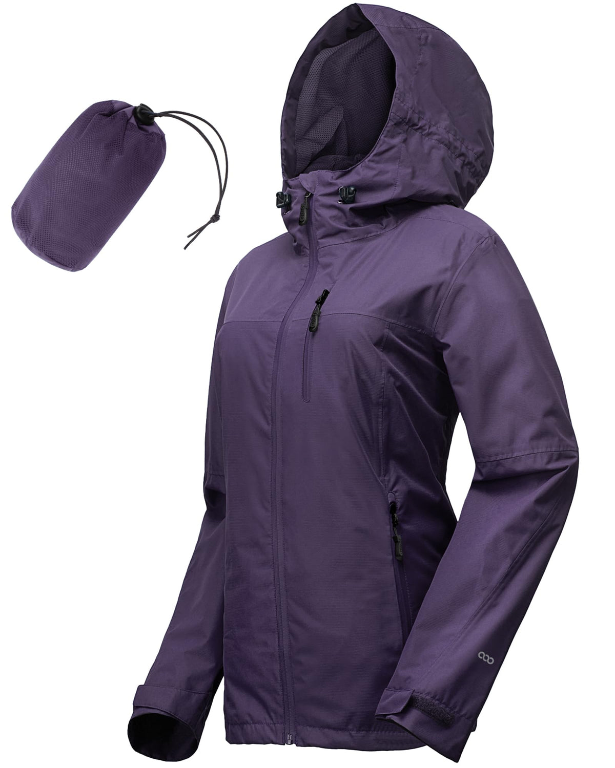33,000ft Packable Rain Jacket for Women Waterproof Raincoats with Hood
