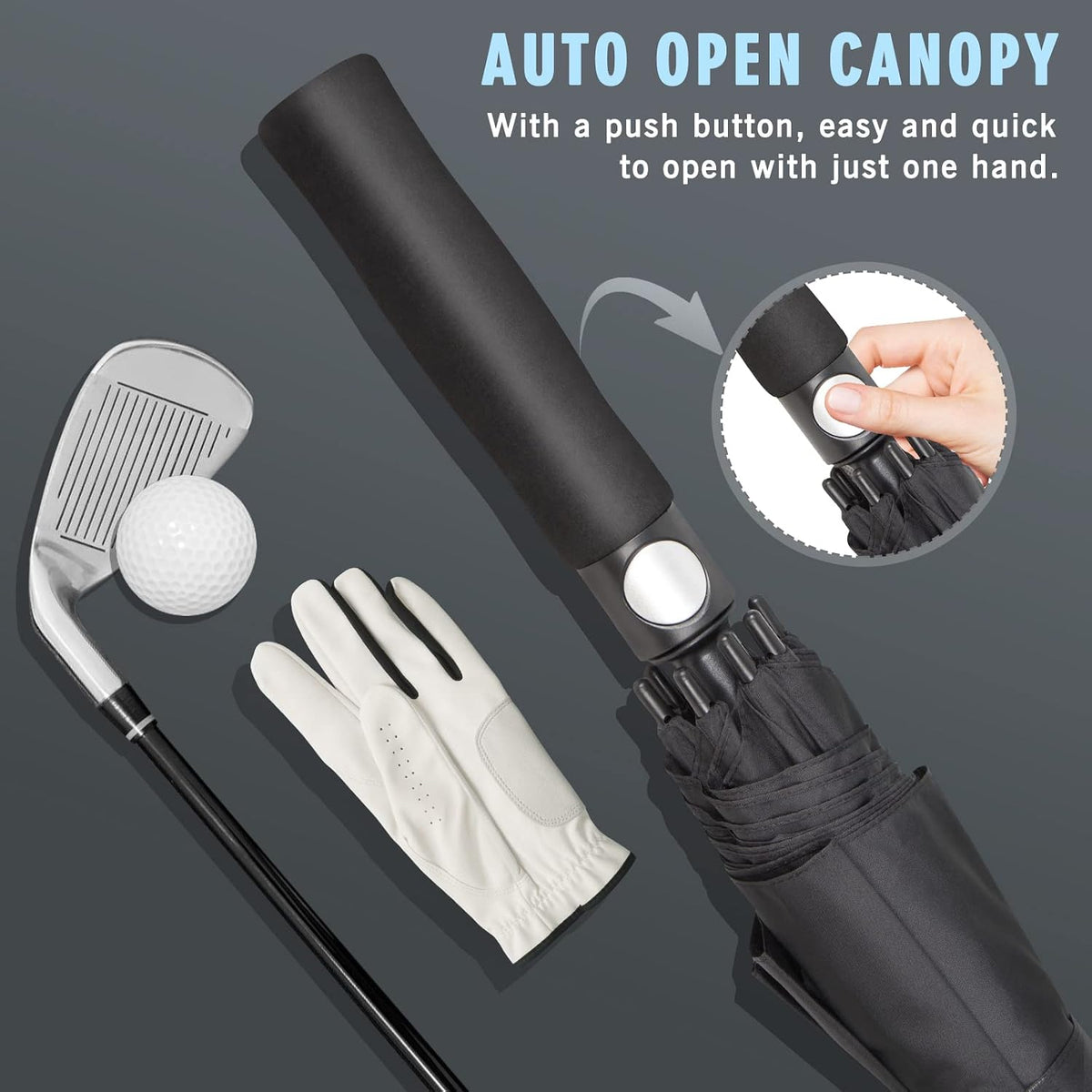 ZOMAKE Golf Umbrella, Large Windproof Heavy Duty Umbrellas