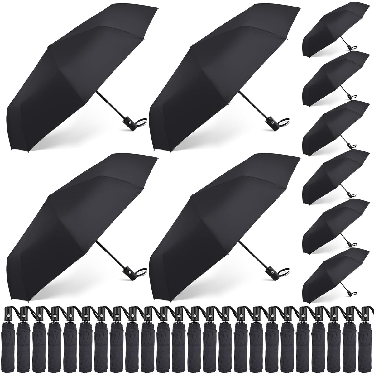 Amylove Windproof Travel Umbrellas Bulk Auto Open