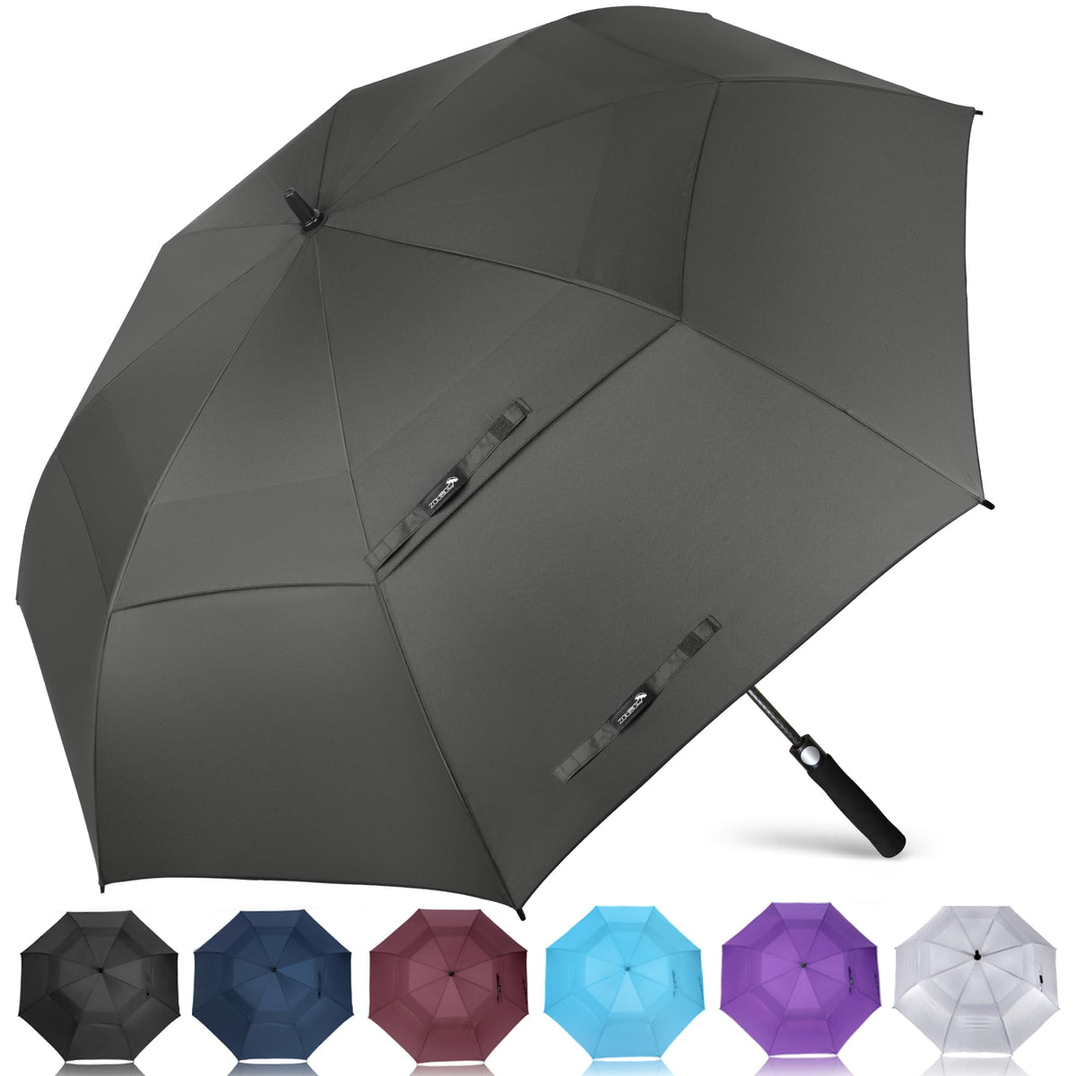 ZOMAKE Golf Umbrella, Large Windproof Heavy Duty Umbrellas