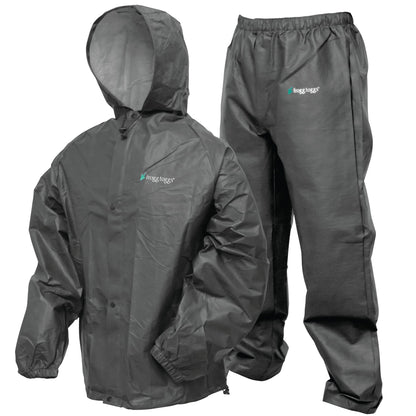 FROGG TOGGS Men's Pro Lite Rain Suit, Waterproof Rain Jacket and Pant Set