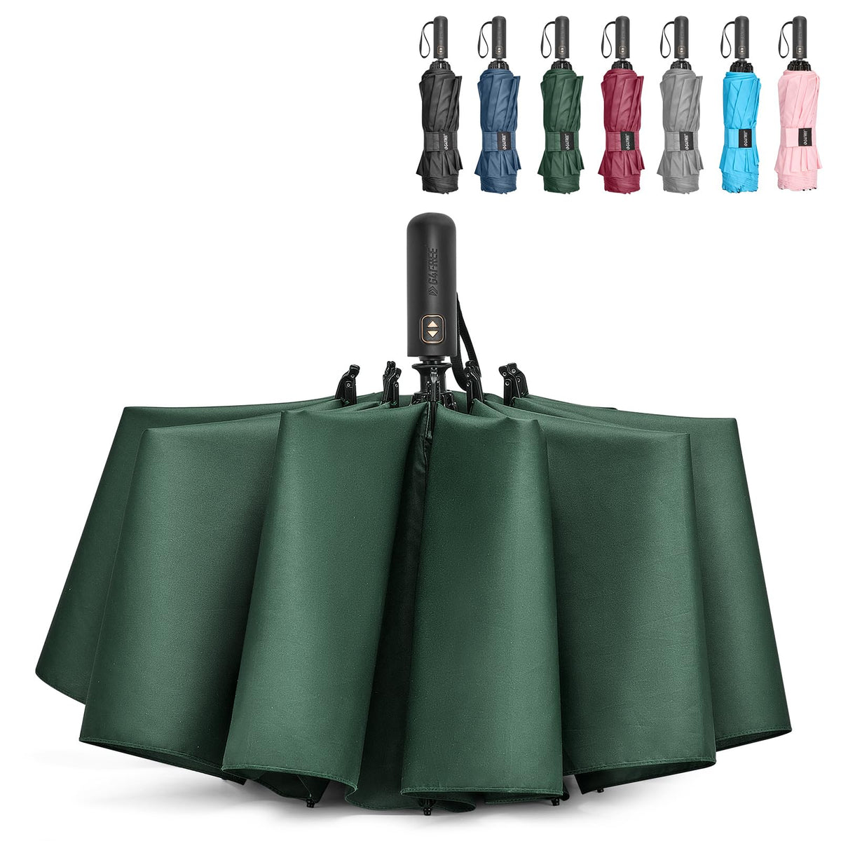 G4Free 46/54/62 Inch Large Golf Umbrella Windproof Reverse Travel Umbrella