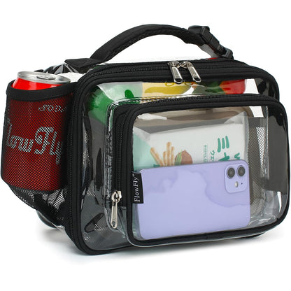 FlowFly Kids Lunch box Insulated Soft Bag Mini Cooler Back to School Thermal Meal Tote Kit for Girls, Boys, Astronaut