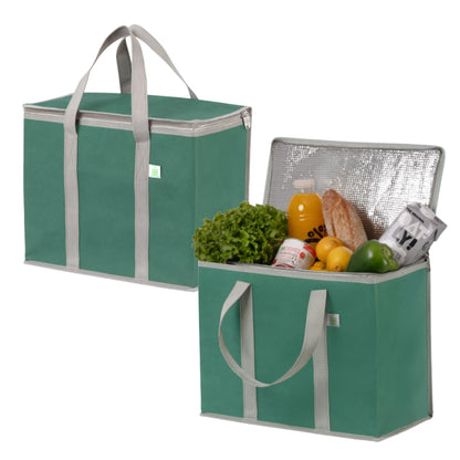 VENO 3 Pack Insulated Cooler Reusable Grocery Shopping Bag Food Delivery