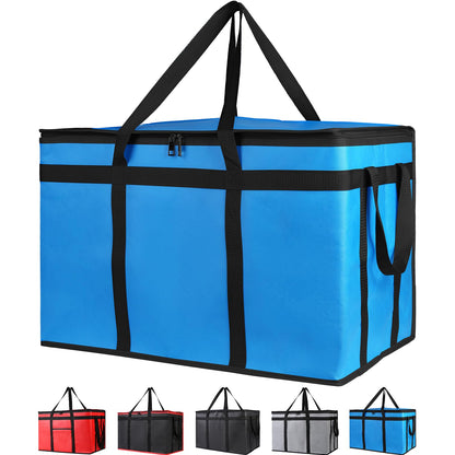 Bodaon 1-Pack Insulated Reusable Grocery Shopping Bags, X-Large, Black